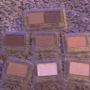 Estée Lauder eyeshadows.